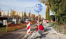 Tu rowerzystom nie było lekko. Właśnie ruszył remont