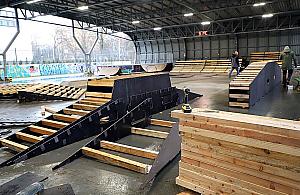 Żoliborski skatepark zyskał nowe przeszkody. Otwarcie już w niedzielę, dla wszystkich pizza
