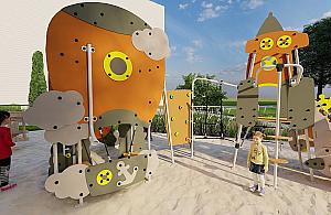 Na Wawrzyszewie powstaje plac zabaw podniebnej przygody. "Dla małych fanów wysokich lotów"