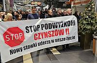 Strajk kupców na Marywilskiej. Zamknęli sklepy, żądają cofnięcia podwyżki czynszów