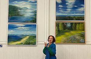 Wyjątkowa wystawa żoliborskiej malarki w czytelni Pod Sowami