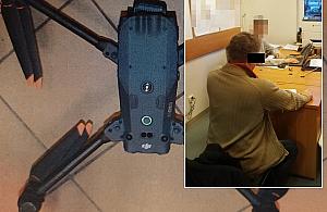 Mieszkaniec Bielan zestrzelił drona