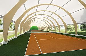Kryte korty tenisowe przy Raginisa mają być gotowe na wakacje