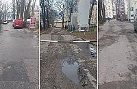 Przy Szpitalu Wolskim dziura na dziurze. Pacjenci czekają na remont