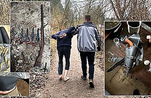 Postrzelił kolegę z czarnoprochowca. Miał spory arsenał broni