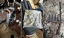 Postrzelił kolegę z czarnoprochowca. Miał spory arsenał broni