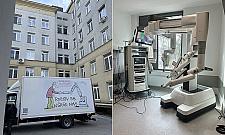 Szpital Bielański ma nowego robota. Przyleciał z daleka, kosztował miliony