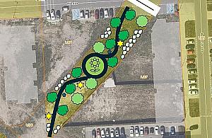 Nowy park kieszonkowy w osiedlu na starym polu PGR-u