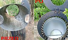 Nowe wkłady do koszy w żoliborskich parkach. Małe a cieszy