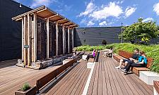 Najpiękniejszy dach na Białołęce. Ogrody z tężnią, placem zabaw i restauracjami