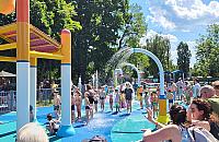 Wodny plac zabaw otwarty. "Wspaniała atrakcja dla mieszkańców"