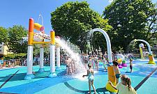 Wodny plac zabaw otwarty. "Wspaniała atrakcja dla mieszkańców"