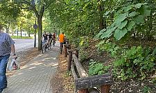 Na chodniku rowerzyści wpadają na pieszych. Urzędnicy mają "rozwiązanie" problemu