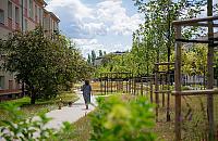 Dwukilometrowy "park" wzdłuż ruchliwych ulic na Bielanach już gotowy