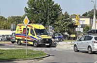 Rowerzysta potrącony na przejściu dla pieszych
