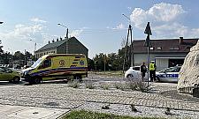 Rowerzysta potrącony na przejściu dla pieszych