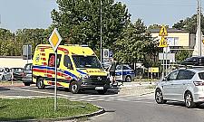 Rowerzysta potrącony na przejściu dla pieszych