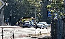 Rowerzysta potrącony na przejściu dla pieszych