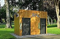 Na Kępie Potockiej stanie automatyczna toaleta