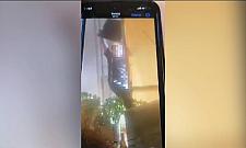 Wyrzucił telewizor z czwartego piętra. Mógł zabić ojca z malutkim dzieckiem