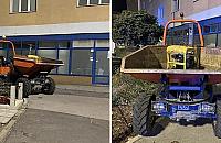 Szalony rajd wozidłem budowlanym. 43-latek za dużo wypił