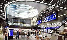 Nowy Dworzec Gdański z nowoczesnym centrum biznesowym i przesiadkowym