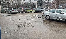 Katastrofalny stan parkingu przy przychodni na Milenijnej