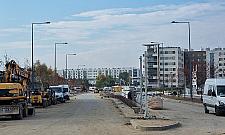 Trwa budowa Człuchowskiej. "Dobrze, że jest szeroka"