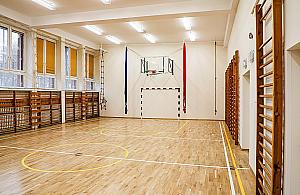 Sala gimnastyczna jak nowa. Komfortowe szatnie i toalety