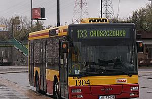 Czy autobus 133 dojedzie do PKP Choszczwka?