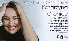 Katarzyna Groniec na Koszykowej. Spotkanie z piosenką, literaturą i emocjami