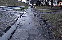 Chodnik zamiast błota między Dymińską a Zajączka