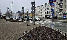 Kolejna metamorfoza placu Wilsona. Nowa ławka, poidełko i kwitnące krzewy