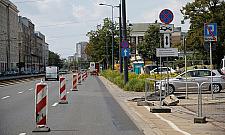 Budowa drogi rowerowej w alei Solidarności. Zwężenia ulic i tydzień bez tramwajów