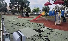 Plac zabaw przy Głębockiej zamknięty na cztery spusty