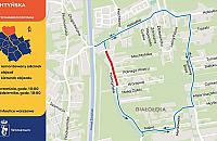 Remont Mochtyńskiej. Objazdy i zmiany tras autobusów