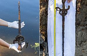 Wędkarz znalazł rapier. Broń z czasów potopu szwedzkiego