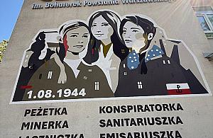 Mural dla bohaterek Powstania Warszawskiego na Wierzbnie