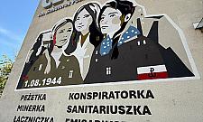 Mural dla bohaterek Powstania Warszawskiego na Wierzbnie