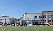 Nowe boisko i skocznia przy szkole na Przygodnej