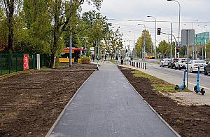 Zmiany dla rowerzystw na Reymonta, Lindego, Conrada i Sokratesa