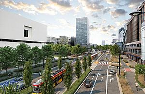 Zielona Marszałkowska: piękna na obrazku, zakorkowana w rzeczywistości