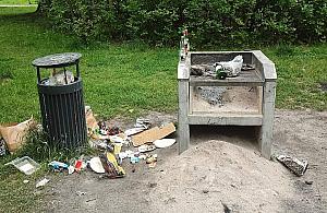 Zakaz grillowania w parku Górczewska?