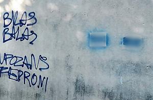 Graffiti reklamujące narkotyki. Radny alarmuje, służby reagują