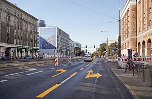 Budowa drogi dla rowerów. Kolejne zmiany dla kierowców