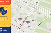 Aleja Krakowska zwężona. Od piątku do niedzieli utrudnienia i objazdy