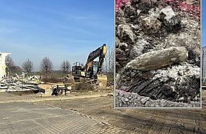 Niewybuch latami leżał pod szkołą