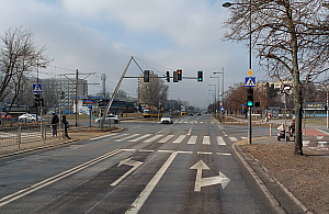 Będą zmiany na skrzyżowaniu Krasińskiego i Broniewskiego