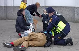 Dramatyczna akcja strażników miejskich