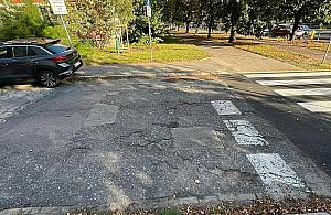 Zapomniany fragment asfaltu. Dzielnica domaga się dokończenia prac
